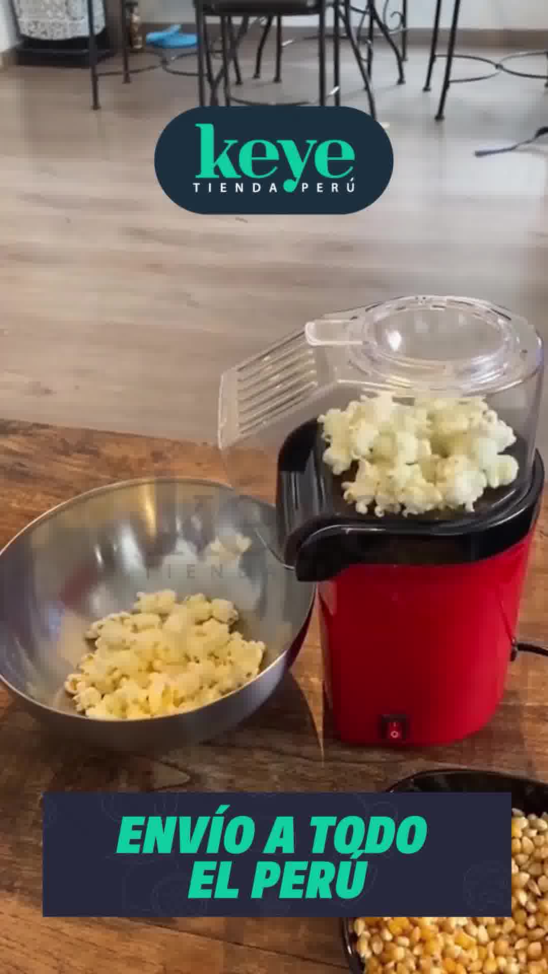 Keye tienda Perú Facebook ad: ¡MÁQUINA POPCORN AL INSTANTE!
