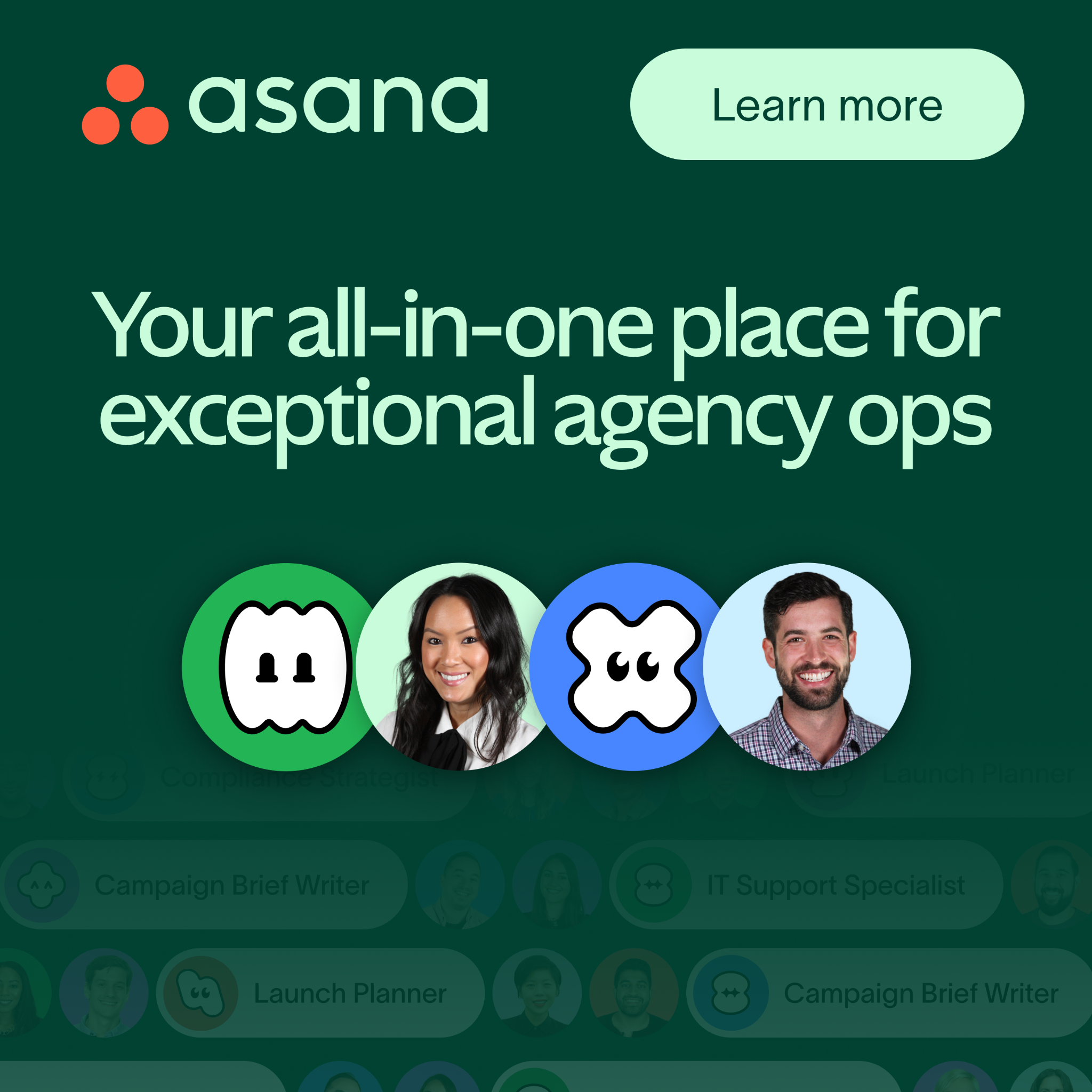 Asana Facebook ad