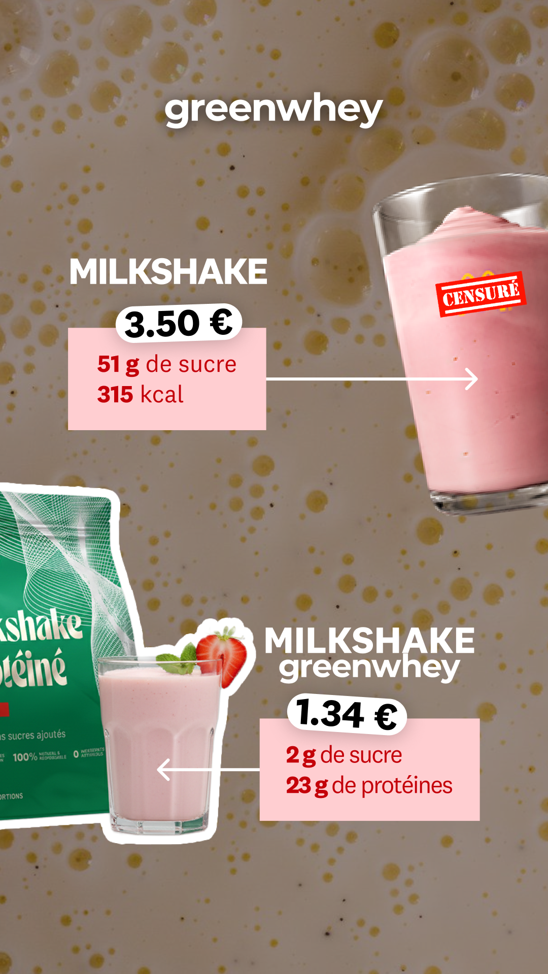 greenwhey Facebook ad
