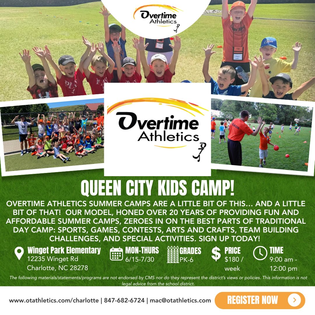 Overtime Athletics - Charlotte Facebook ad: Looking for week-by-week fun, safe, affordable, and…