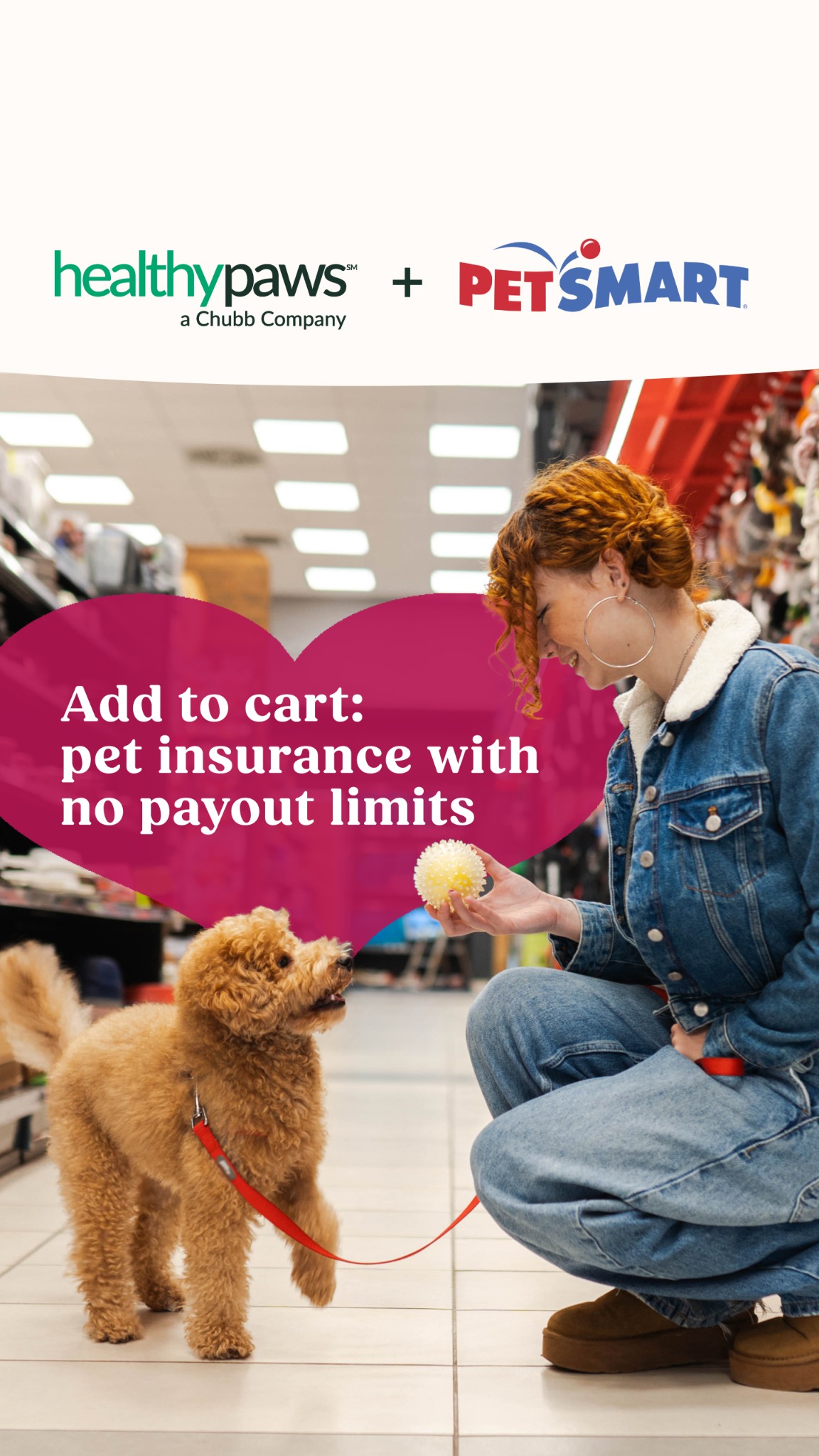 Healthy Paws Pet Insurance Facebook ad