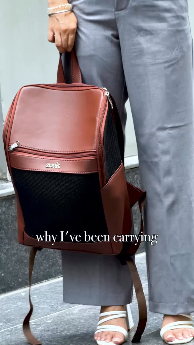Zouk Facebook ad: A good work bag doesn’t just carry your…
