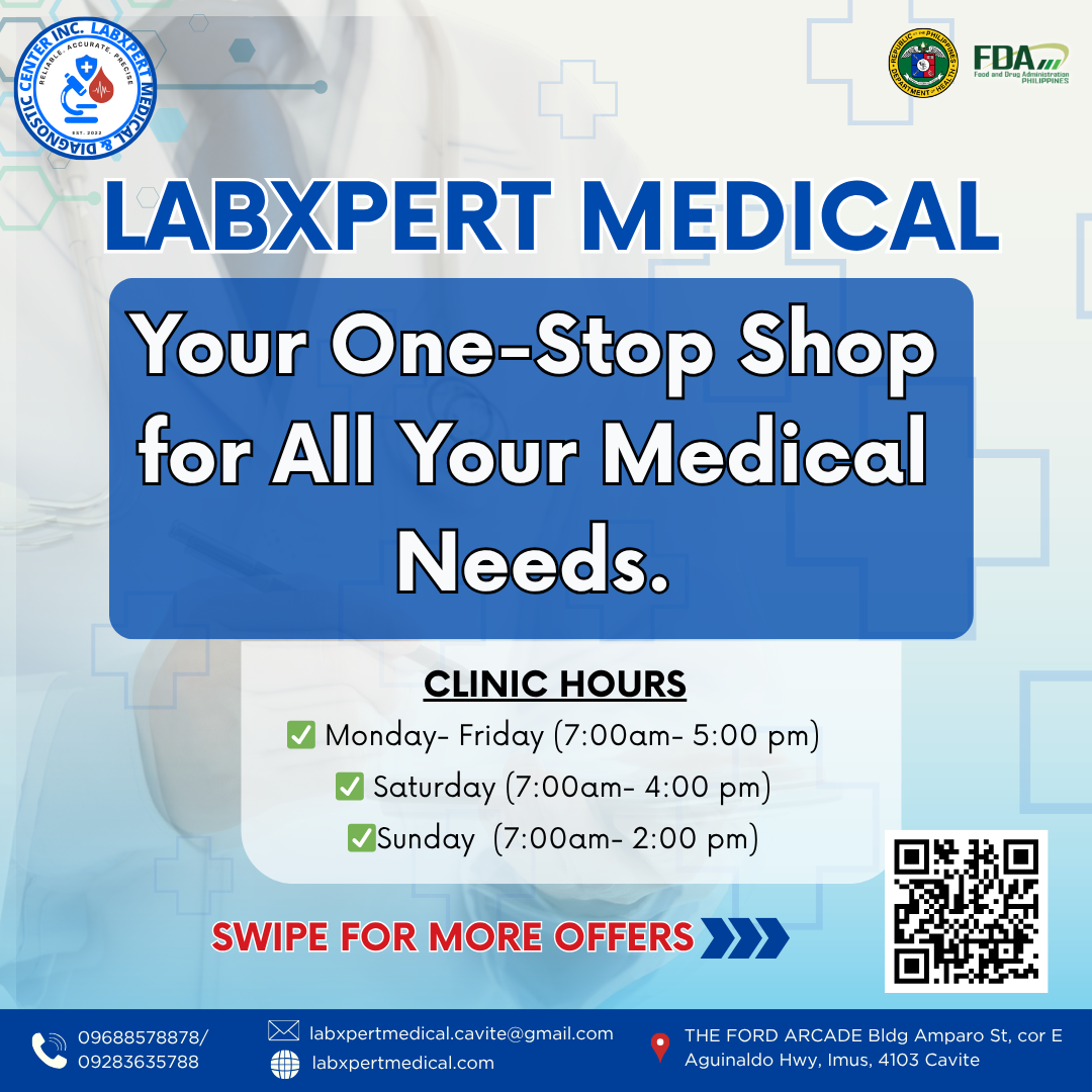Labxpert Medical and Diagnostic Center Inc. -  Imus, Cavite Facebook ad