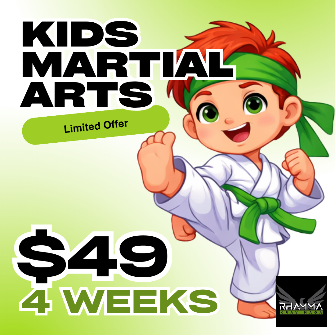 Rochester Hills Krav Maga Facebook ad: Kids Martial Arts, 4 Weeks for $49