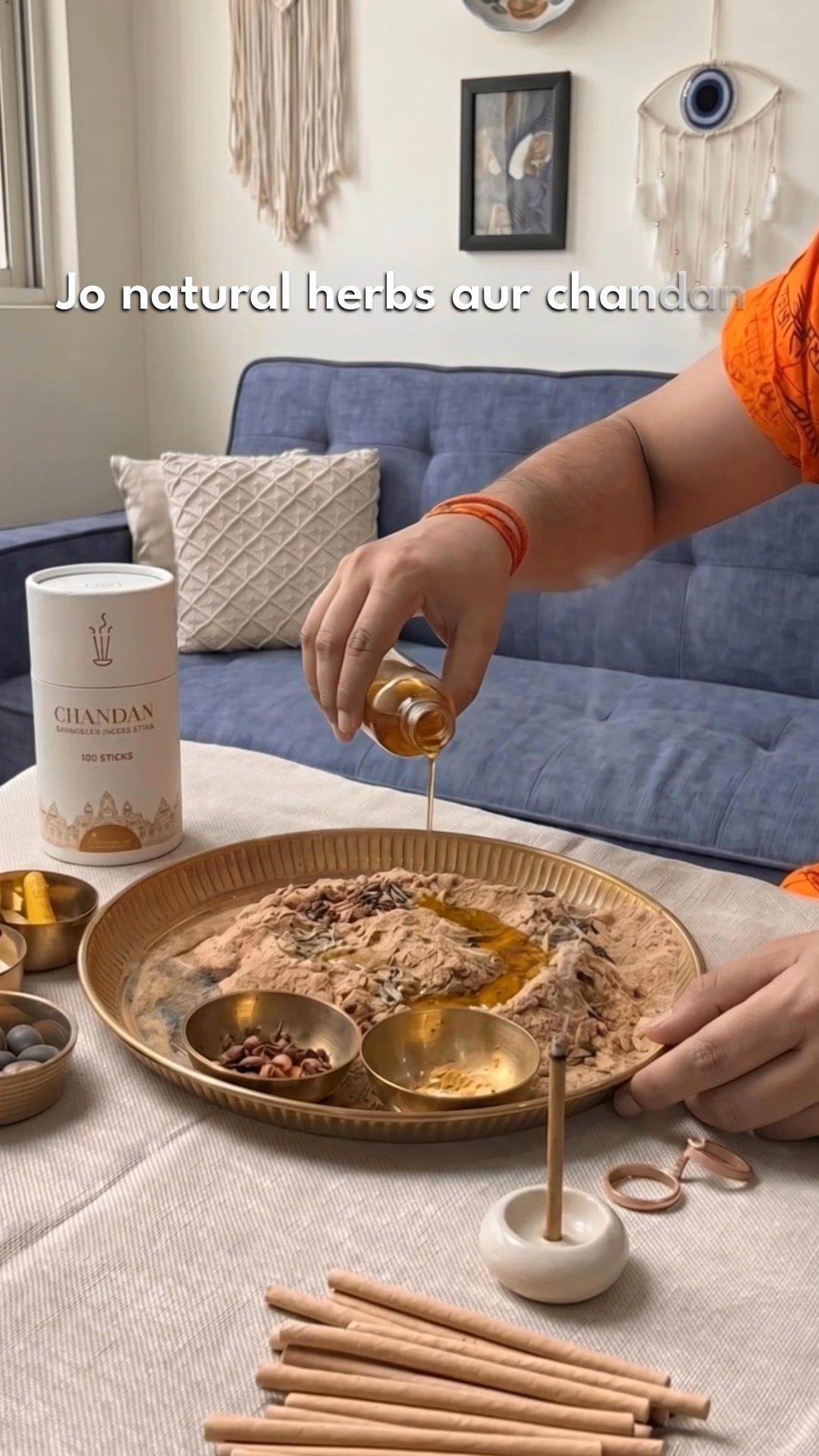Sadhna.co Facebook ad: Charcoal Waali Band, Chandan Stick Shuru
