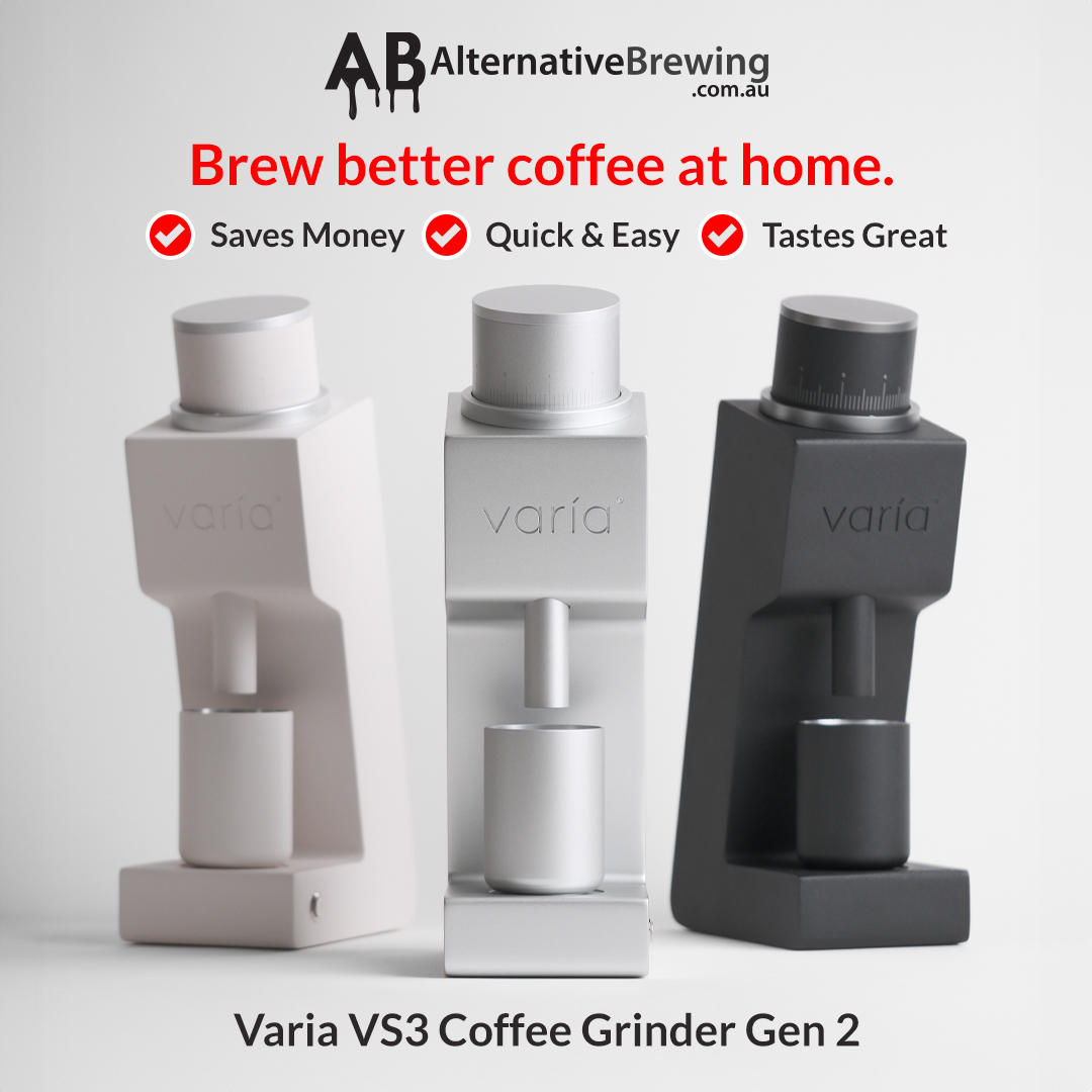 Alternative Brewing Facebook ad: Varia VS3 Gen 2 Precision Coffee Grinders
