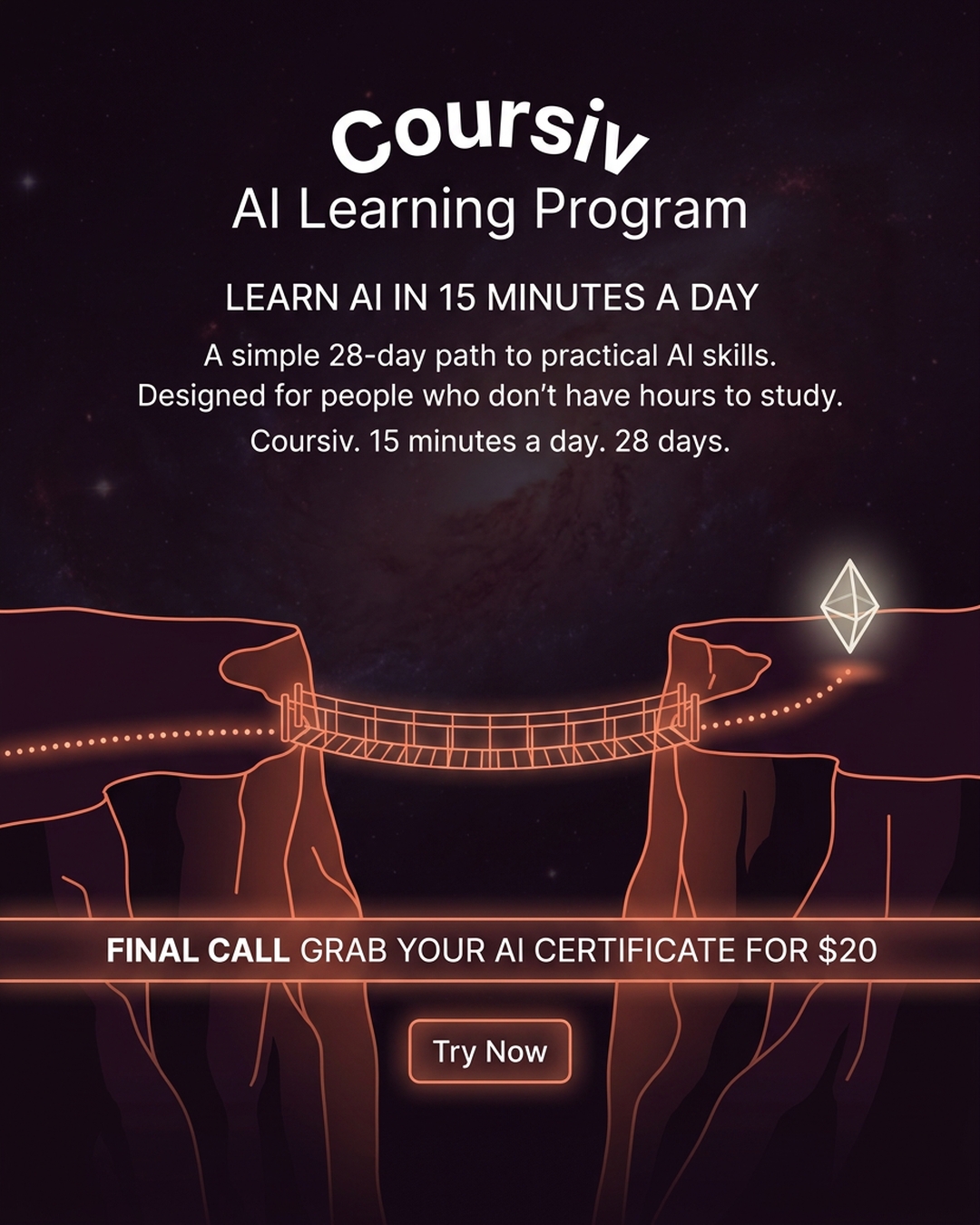Coursiv Facebook ad