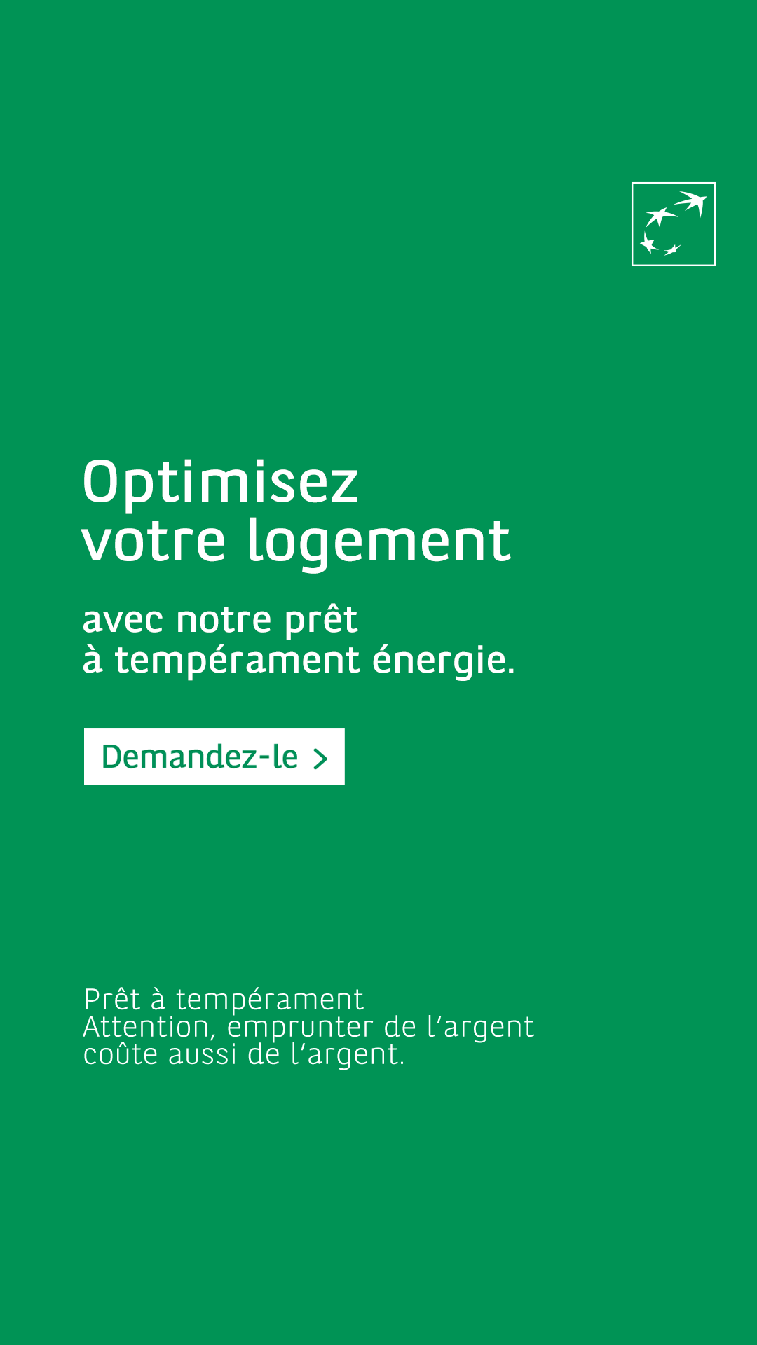 BNP Paribas Fortis Belgique Facebook ad