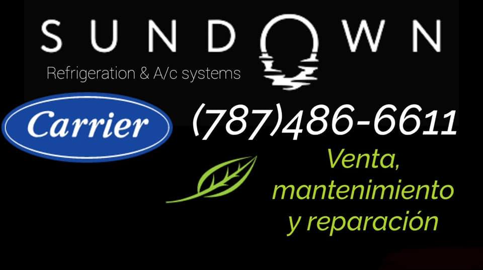 Sundown Air Conditioner & Refrigeration Systems Facebook ad: Somos una compañía dedicada a la venta e…