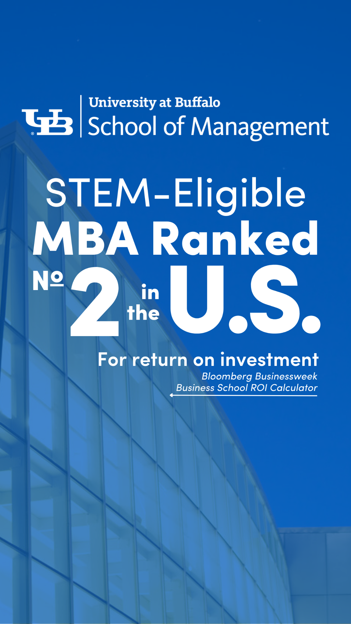 MBA and MS Programs - University at Buffalo School of Management Facebook ad