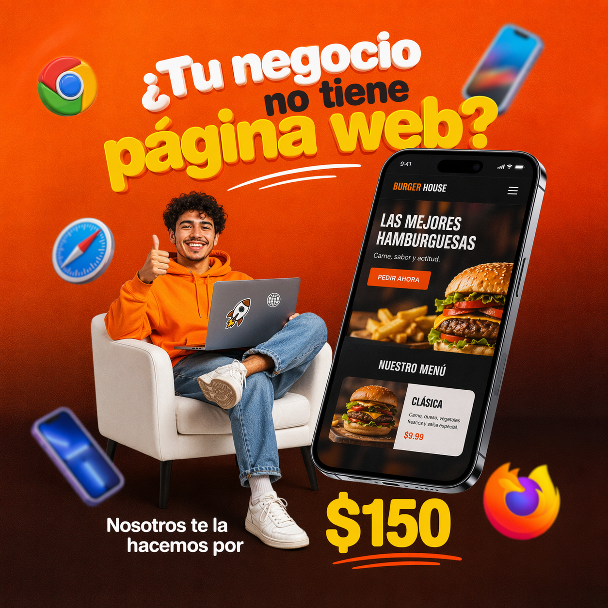 Antoshka Dev Marketing Facebook ad: ¡Hoy Brilla Tu Negocio!