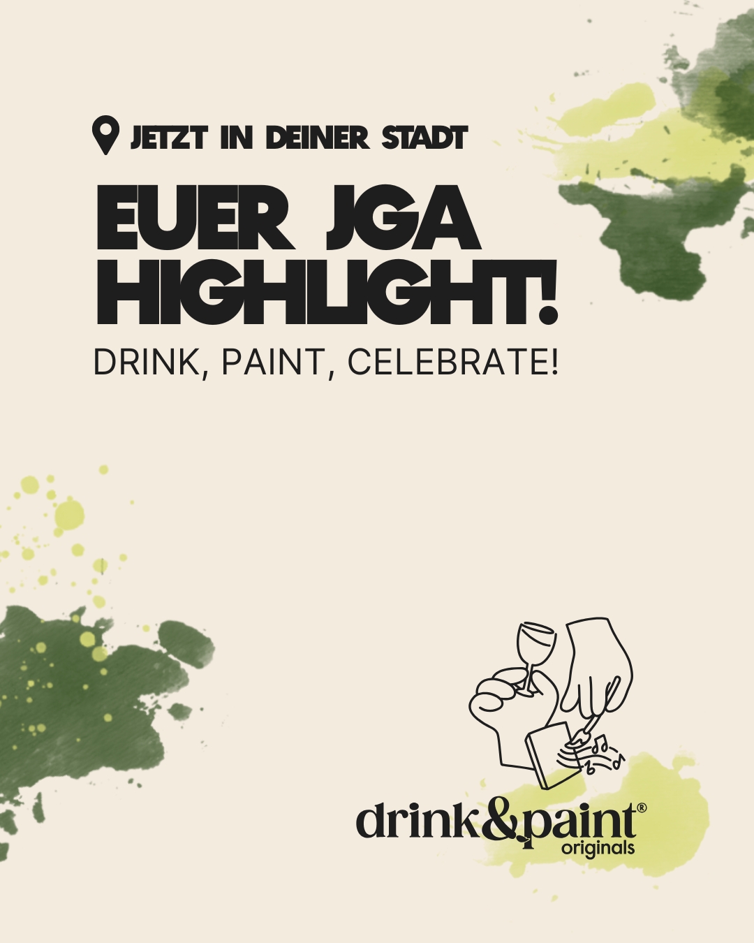 Drink&Paint originals Facebook ad