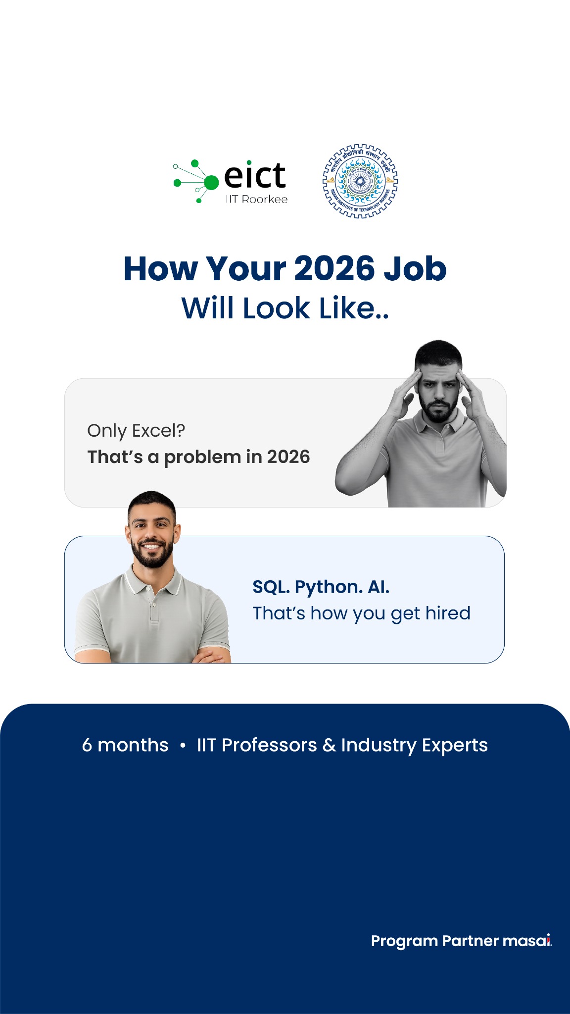 E&ICT Academy, IIT Roorkee Facebook ad