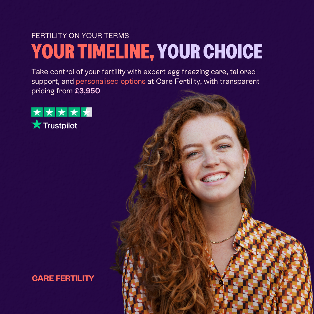Care Fertility Facebook ad