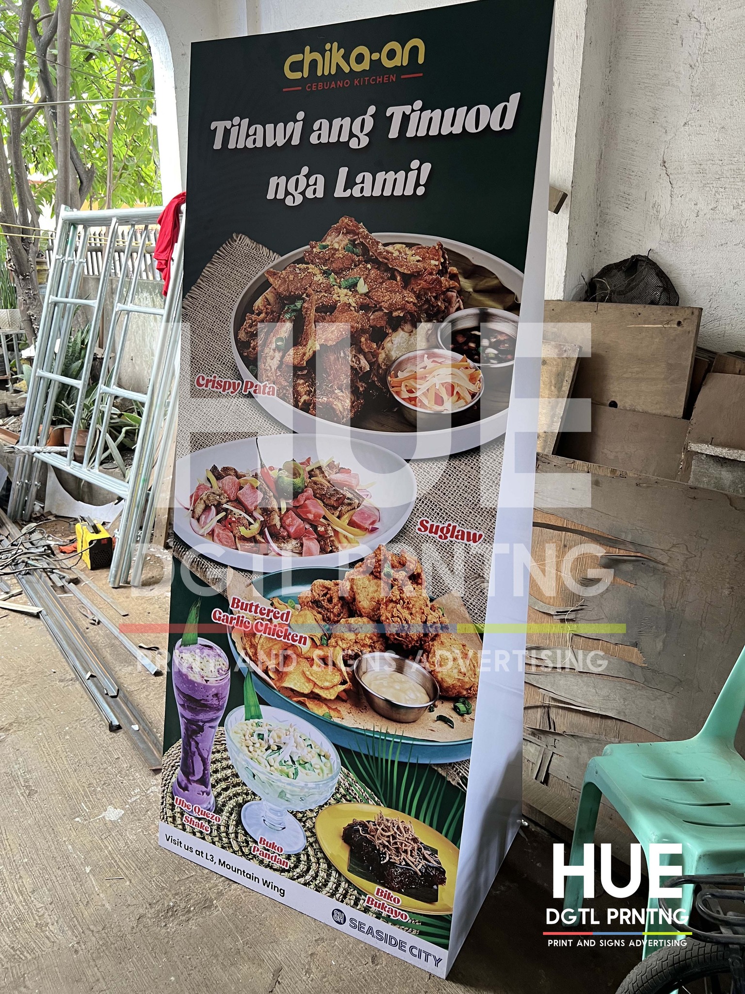 HUE Digital Printing Facebook ad: Nangita ba ka ug high-quality Sticker Sintra Boards?