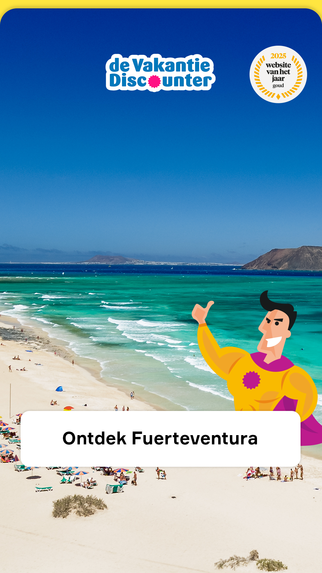 de VakantieDiscounter Facebook ad