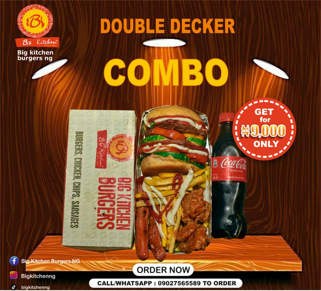 Big Kitchen Burgers Ng Facebook ad: 9,000 Naira will get you the best pack.