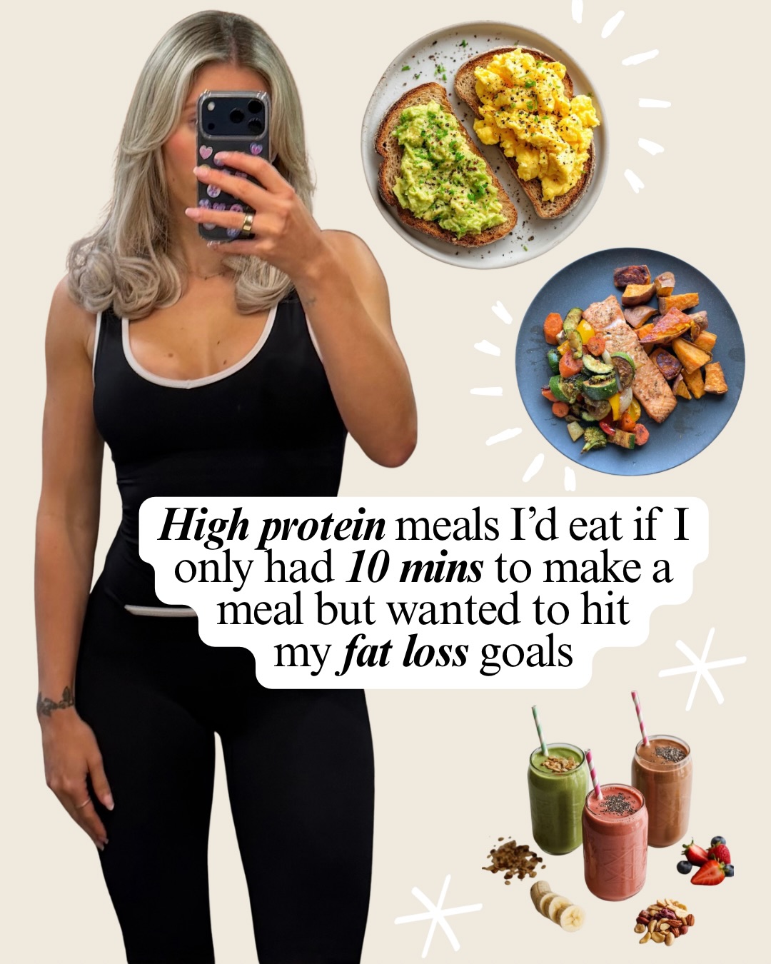 Her Movement Coaching Facebook ad: Fat loss doesn’t need to be complicated