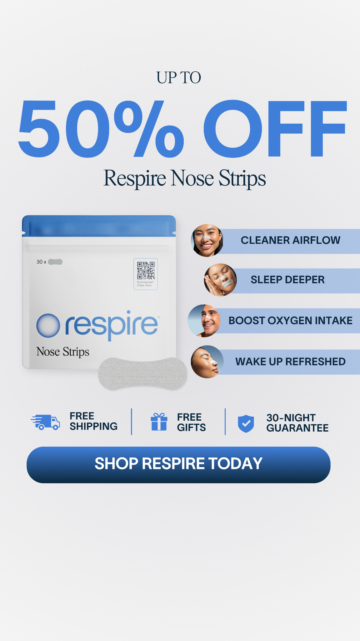 Try Respire Facebook ad