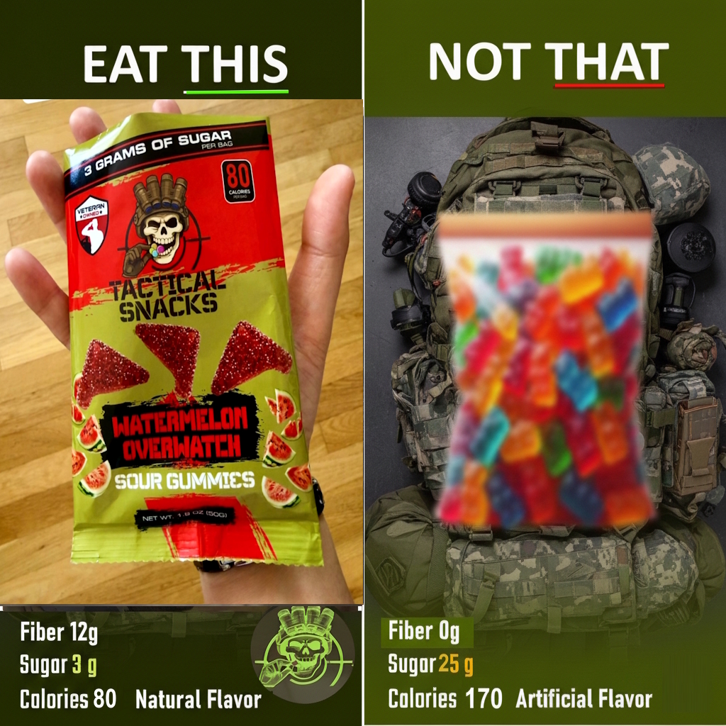 Tactical Snacks Facebook ad