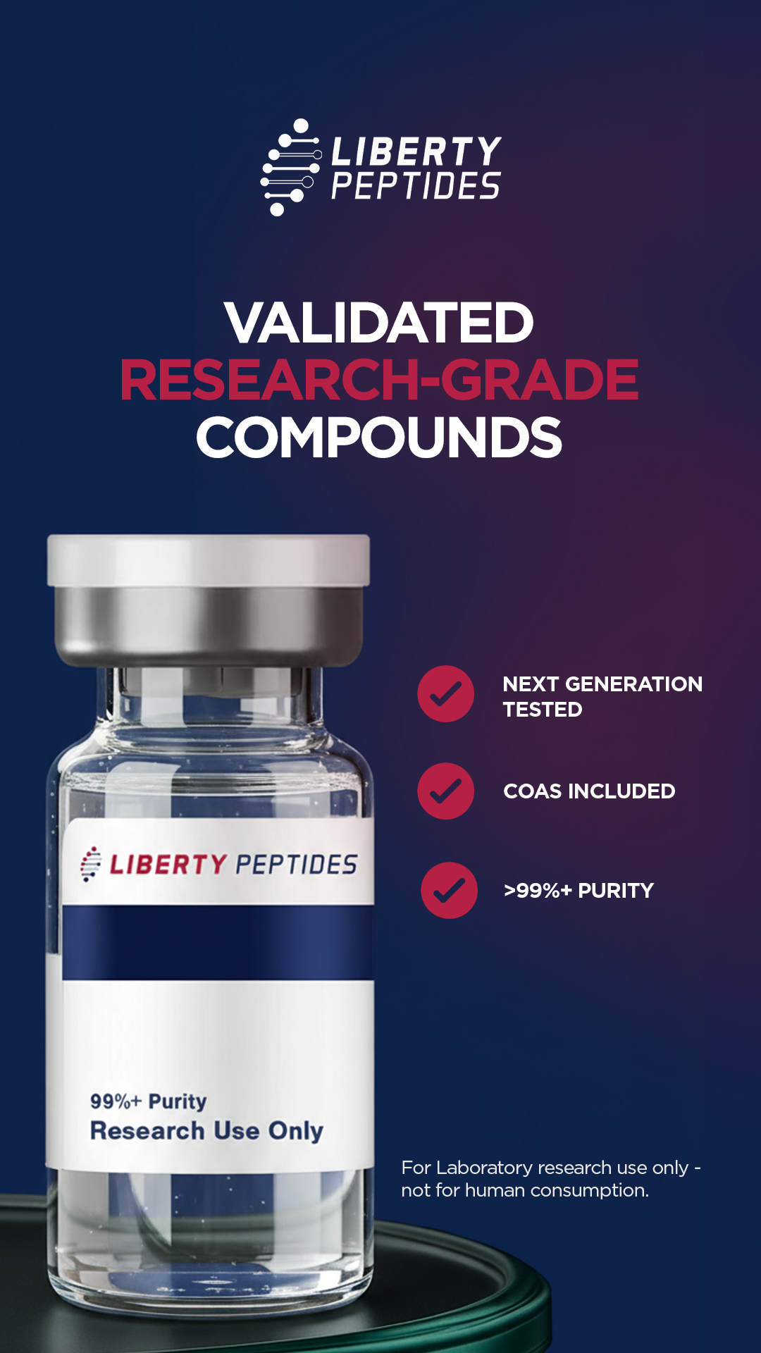 Liberty Peptides Facebook ad