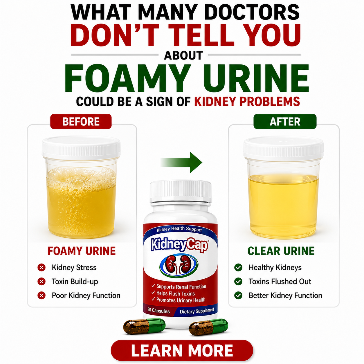 Wellness Hope Facebook ad: DON'T WAIT UNTIL YOUR KIDNEYS FORCE YOU TO PAY ATTENTION.PAY