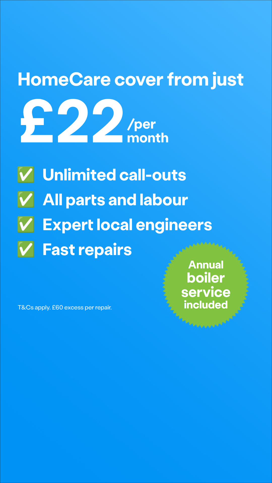 British Gas Facebook ad