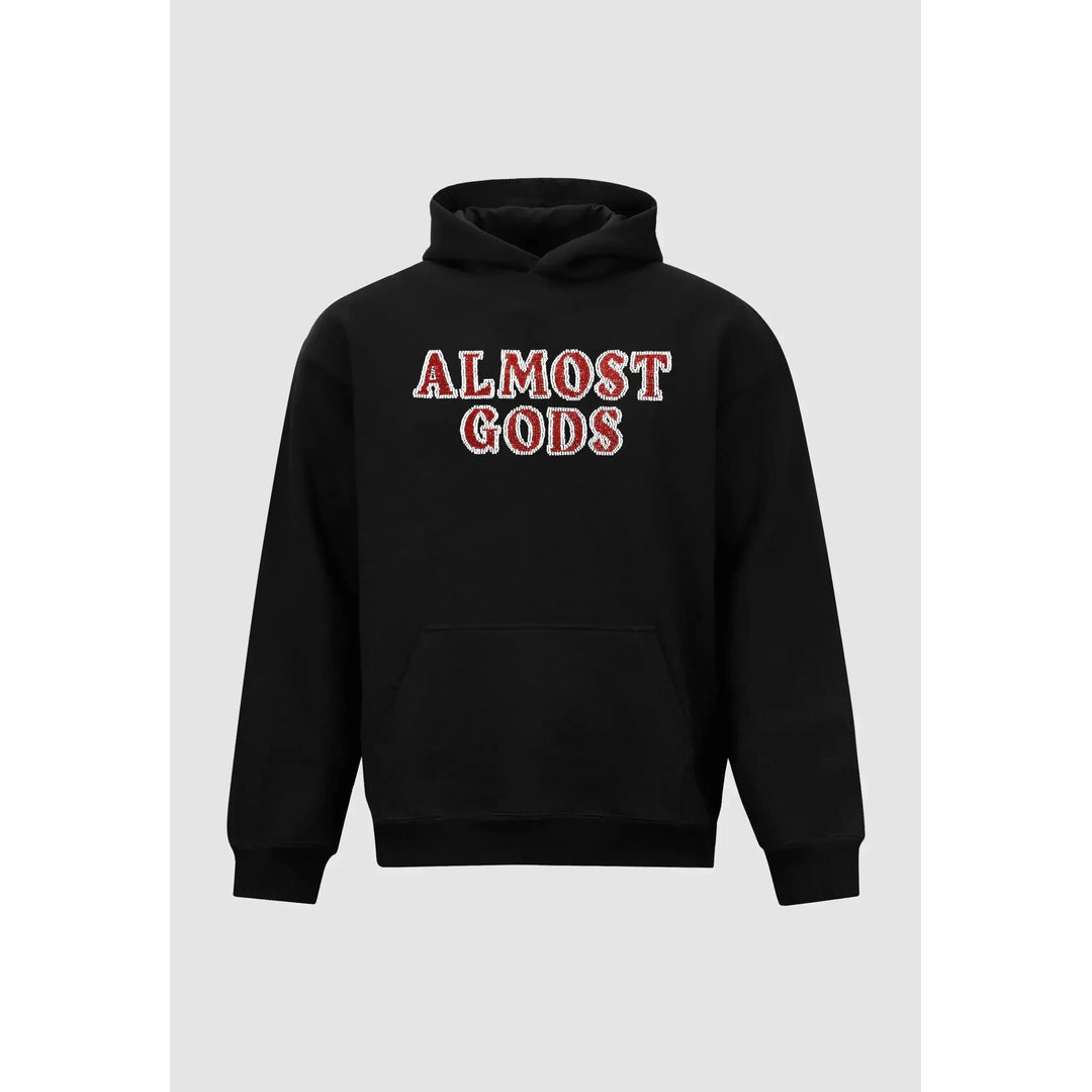 Almost Gods Facebook ad: Available in stores and at almostgods.com.