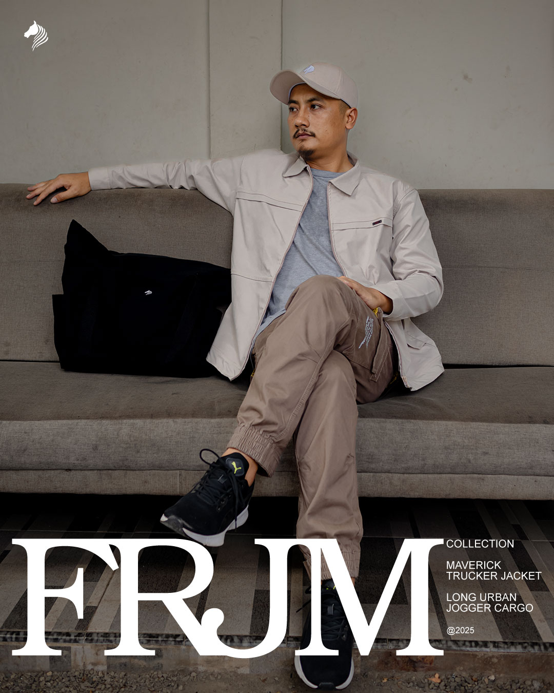 FR JAMES Facebook ad: Effortless style? Pair your Maverick Trucker Jacket with…