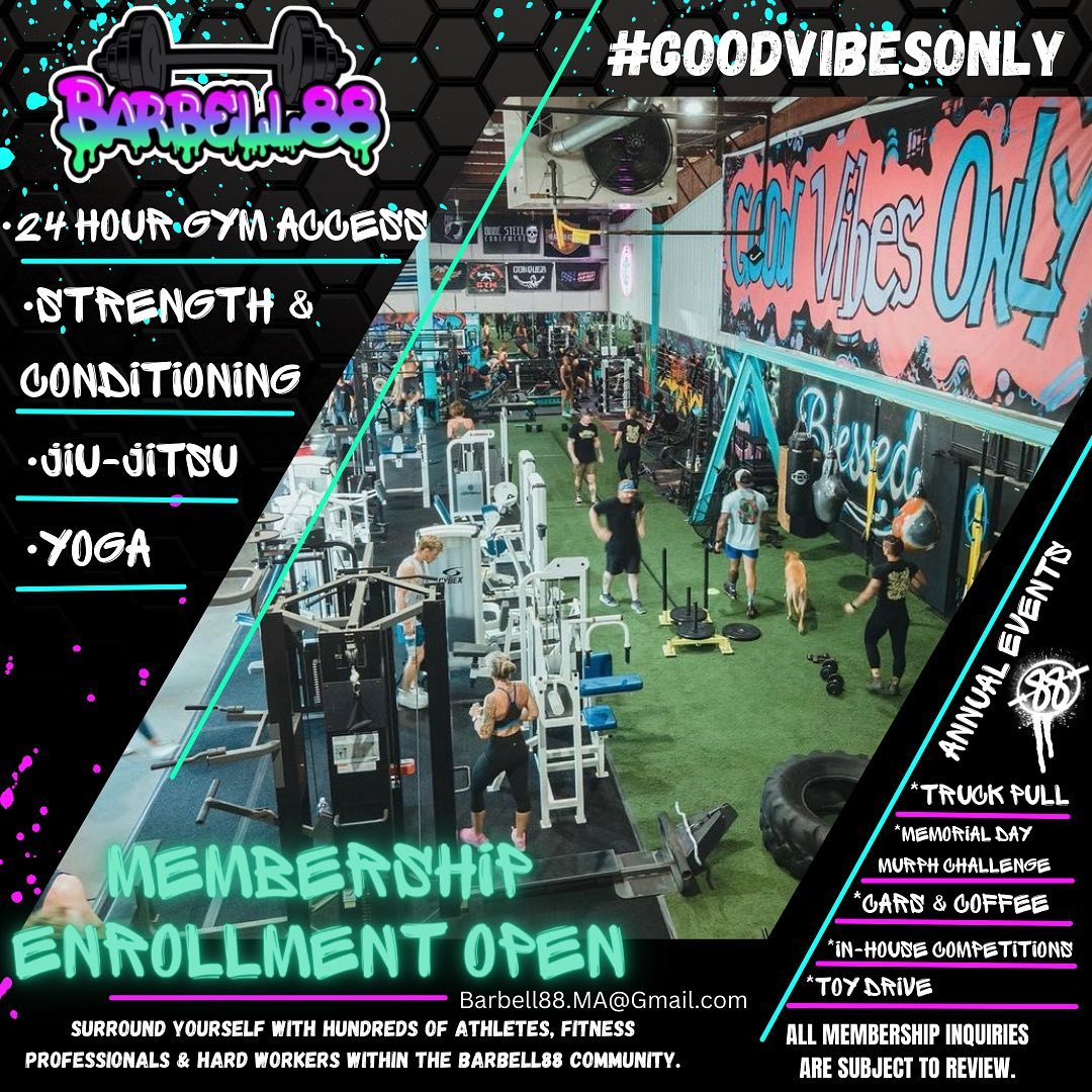 barbell_88 Facebook ad: Inquire to become a member of Barbell 88…
