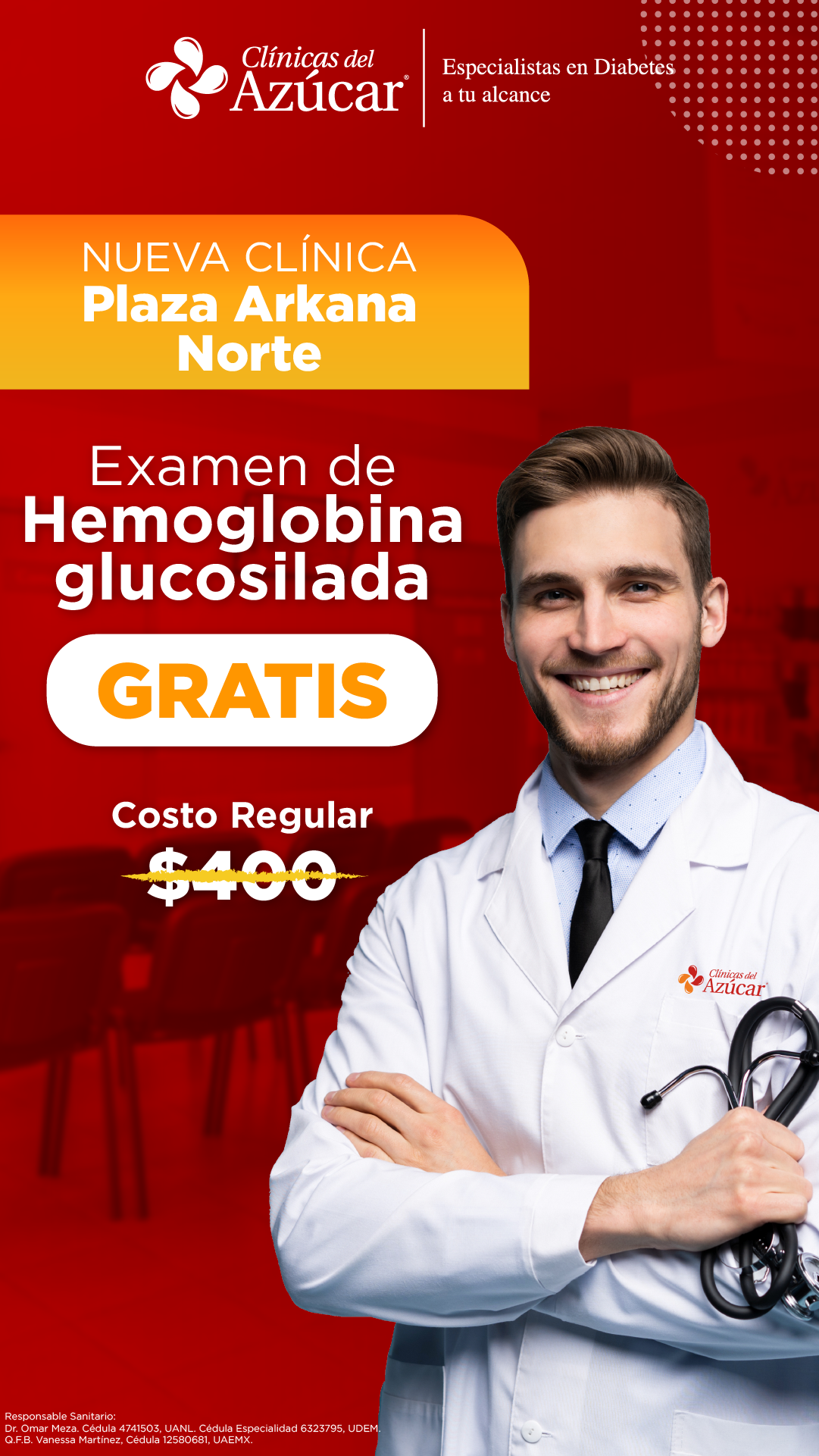 Clínicas del Azúcar - Edo México Facebook ad