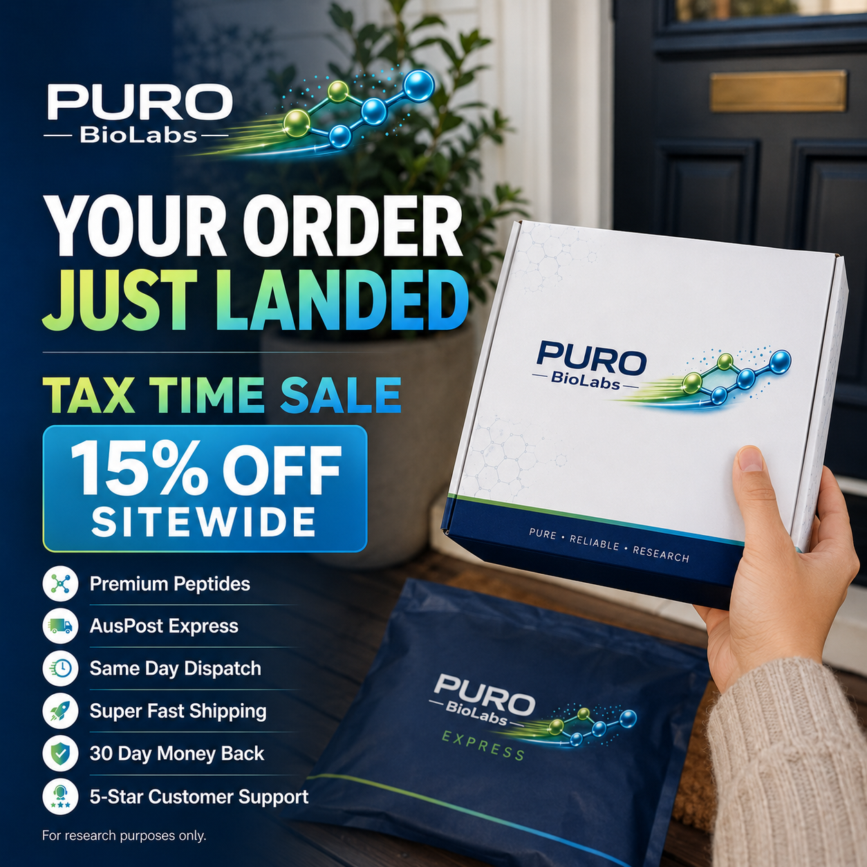 Purobiolabs Facebook ad from Jul 9, 2026