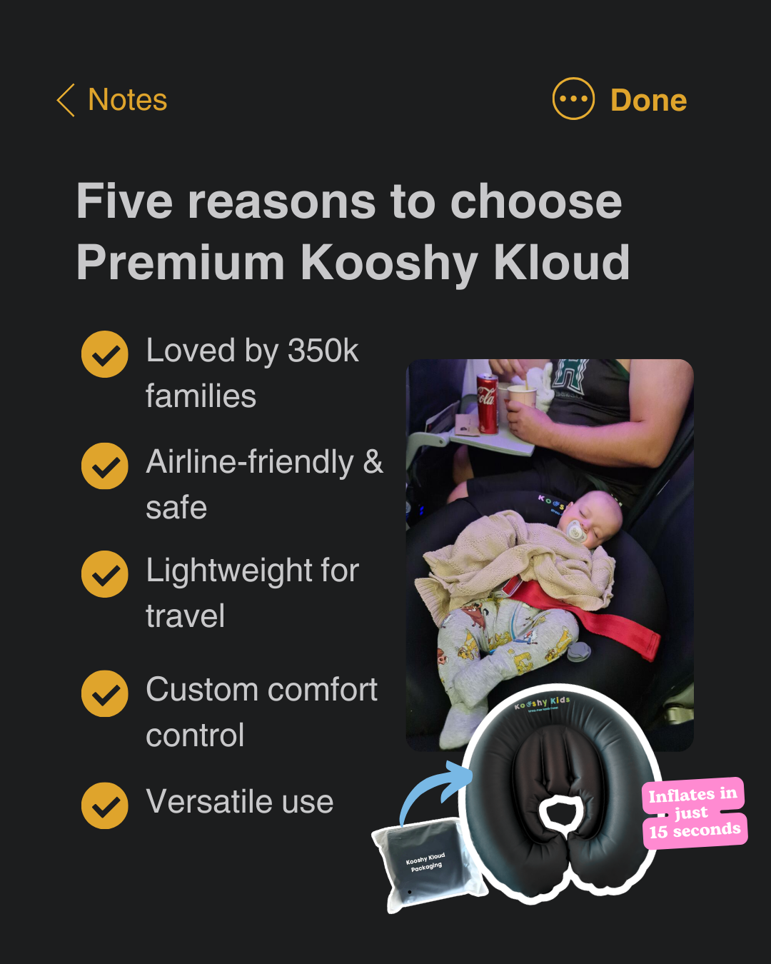 Kooshy Kids Facebook ad