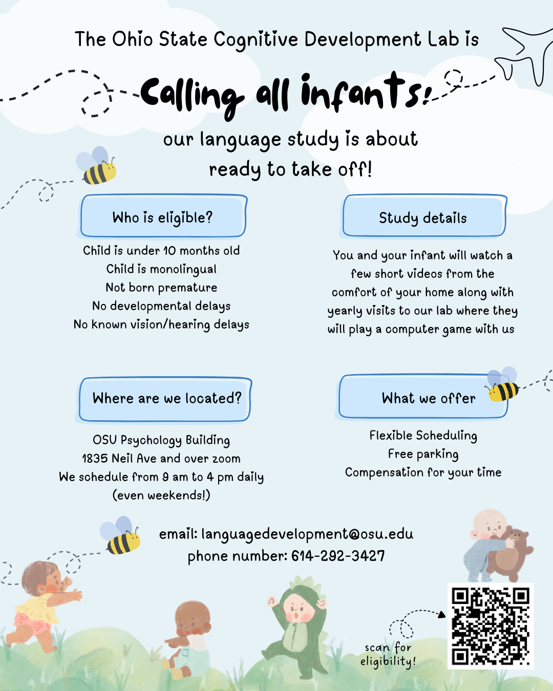 Cognitive Development Lab Facebook ad