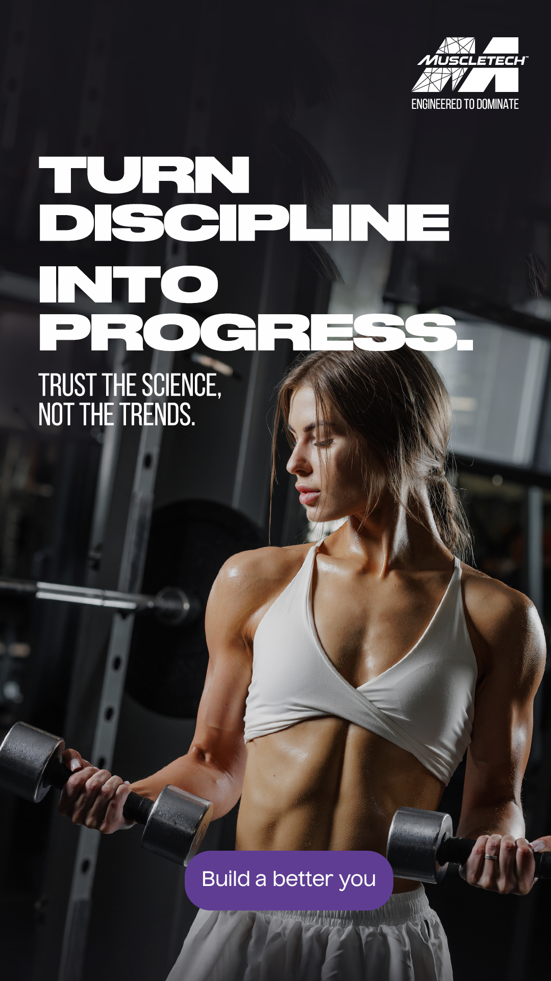 MuscleTech Facebook ad