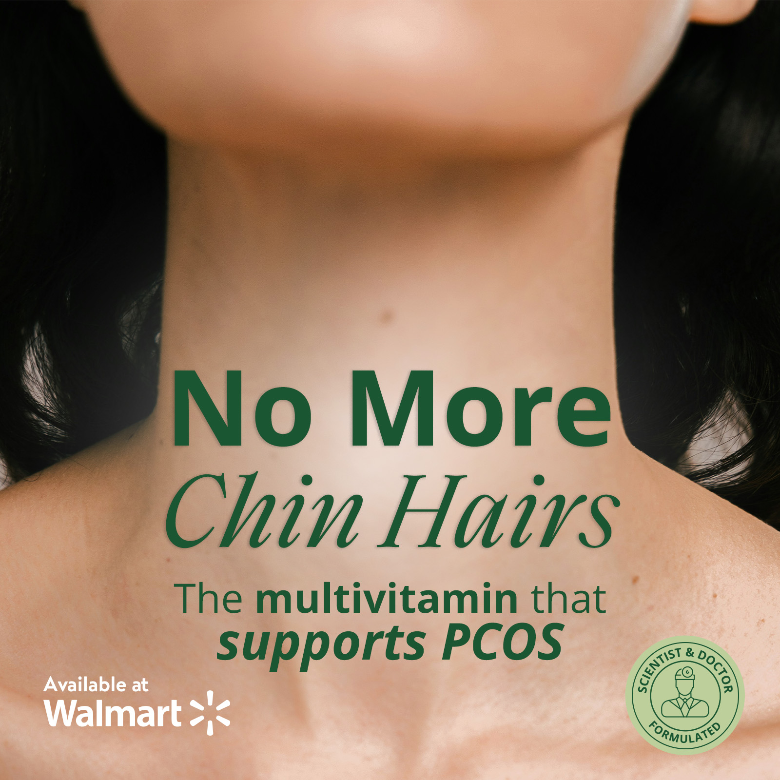 Semaine Health Facebook ad: Irregular Periods + Thinning Hair?