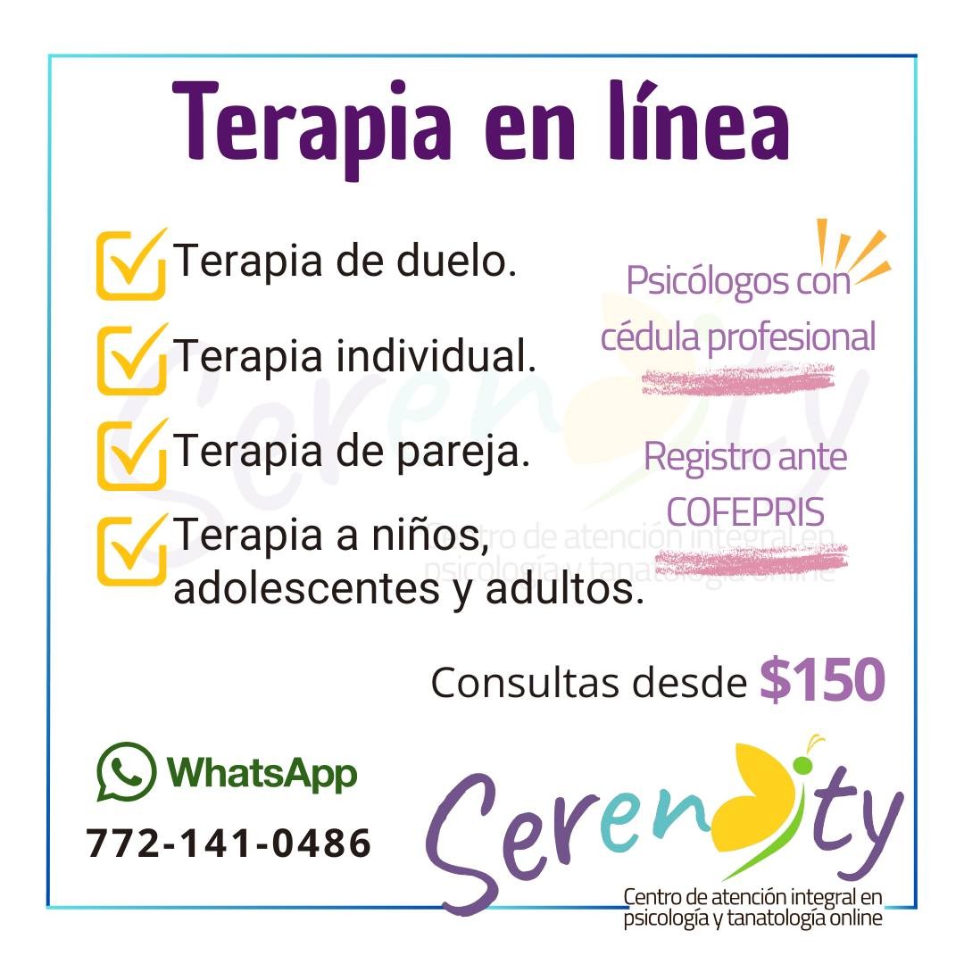 Serenʚїɞty Online Facebook ad: Solicita una cita