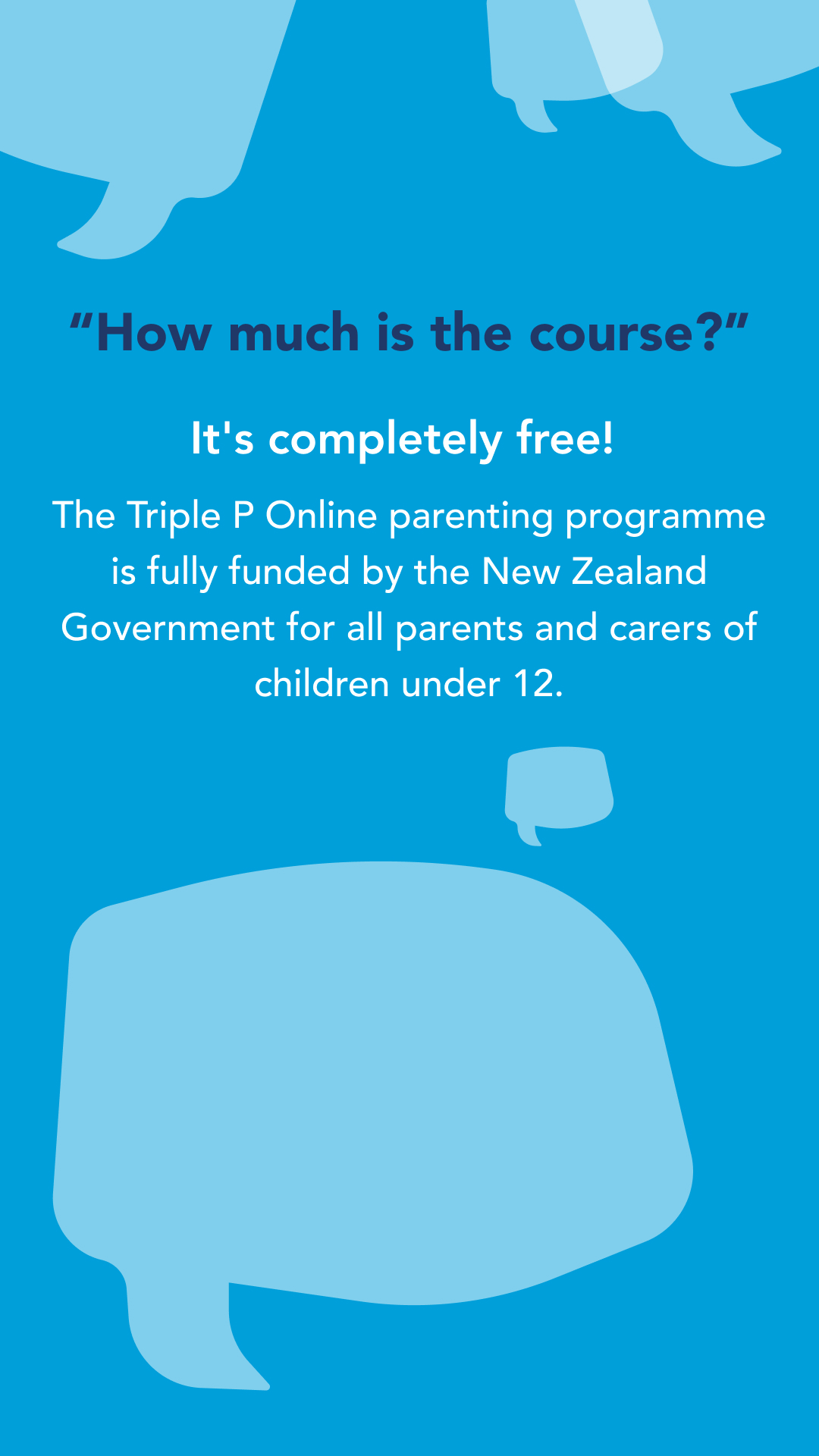Triple P - Positive Parenting Program Facebook ad
