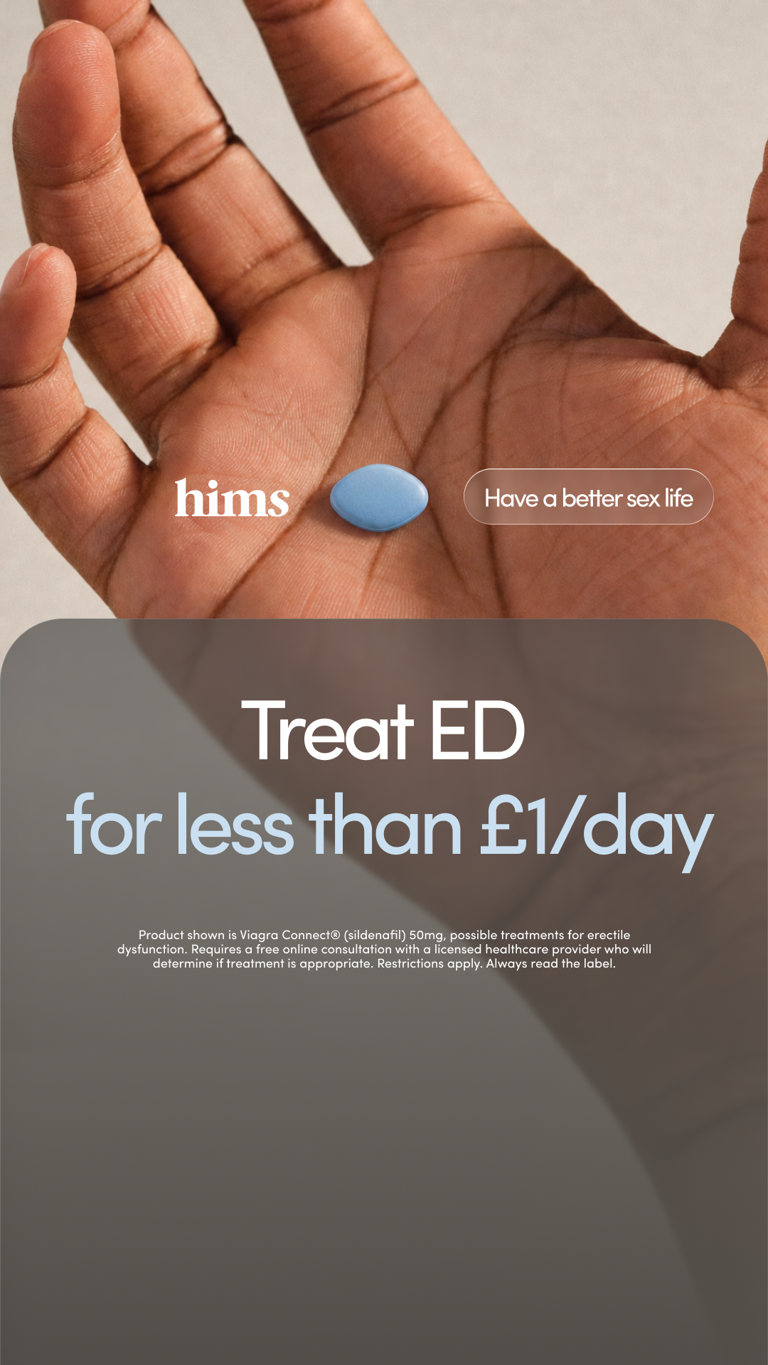 hims Facebook ad