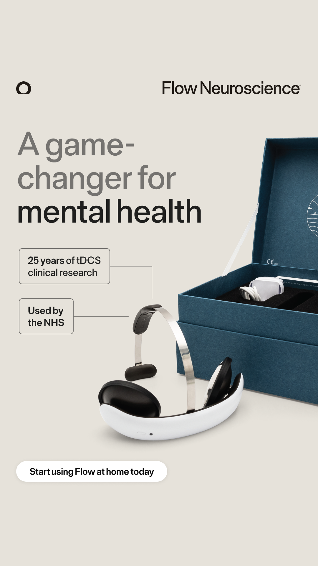 Flow Neuroscience Facebook ad
