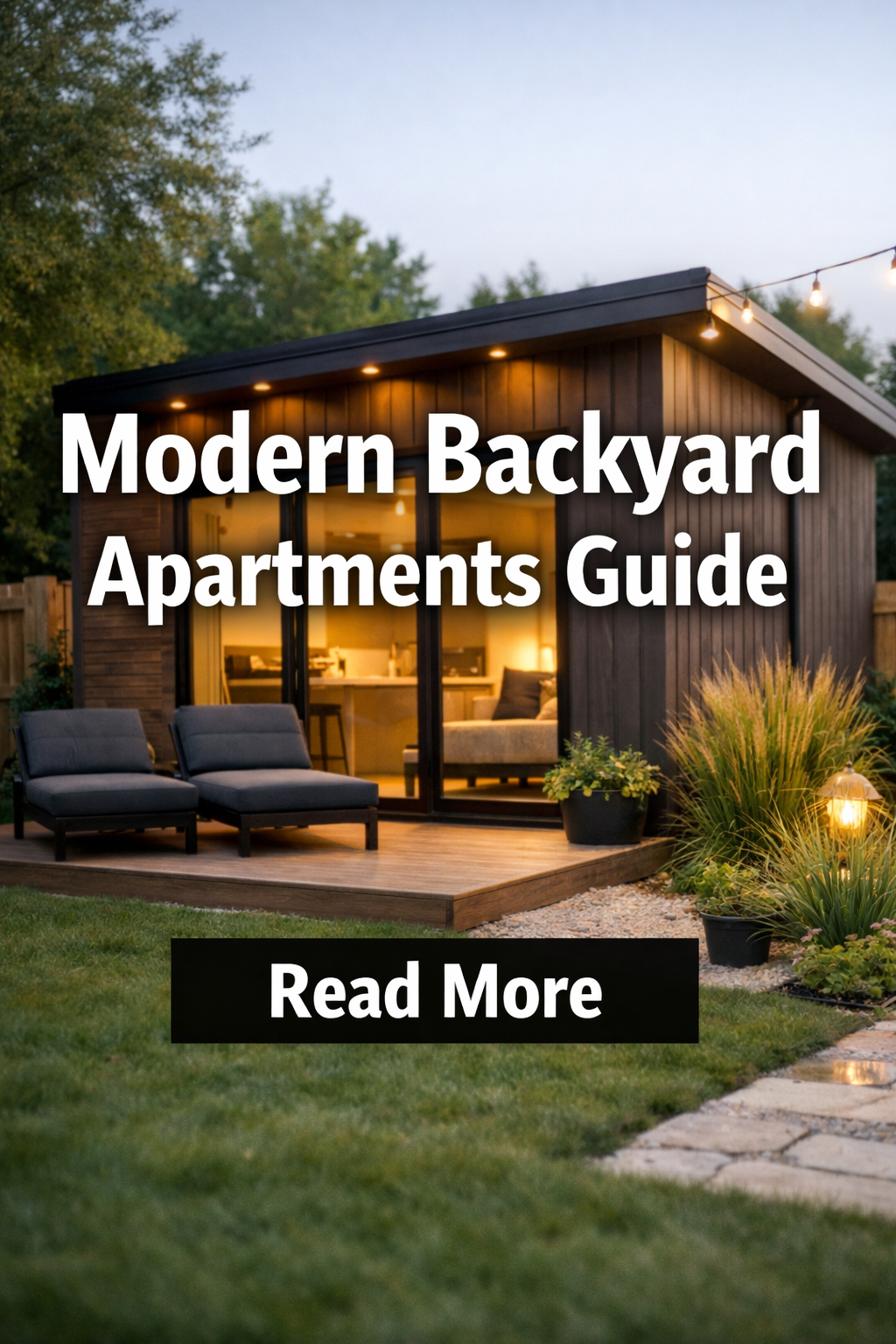 Smart Finds Facebook ad: Modern Backyard Apartments