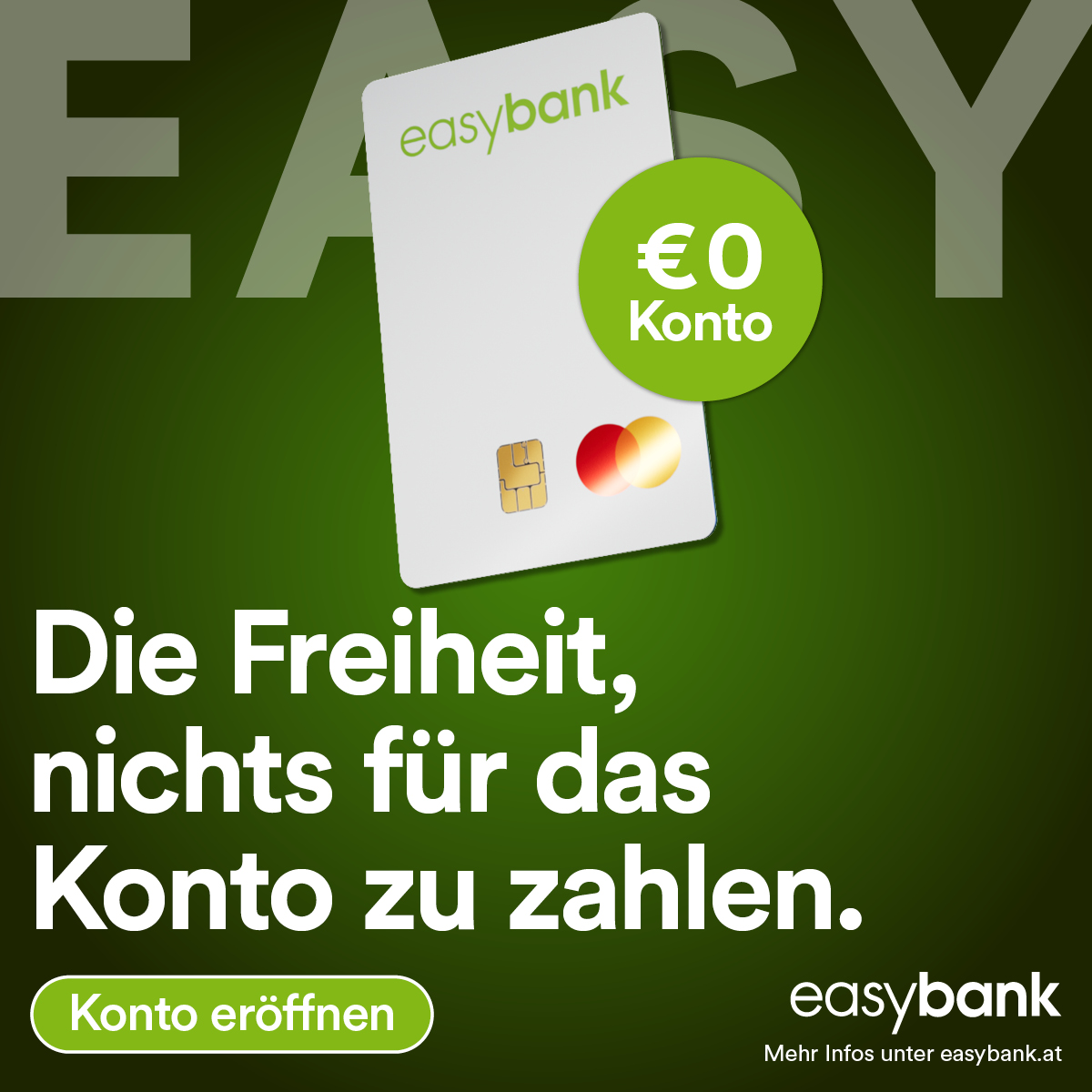 My easybank Facebook ad