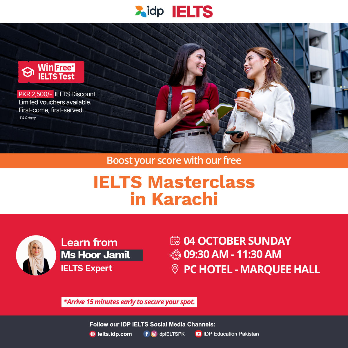 IELTS Essentials from IDP Facebook ad
