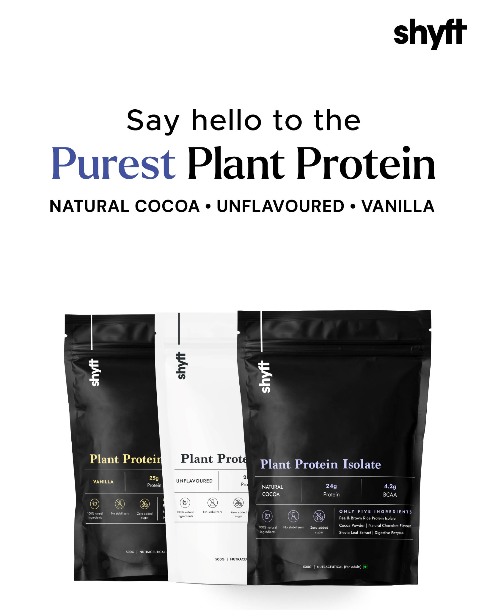 Shyft Facebook ad: Fuel Up with Plant Protein