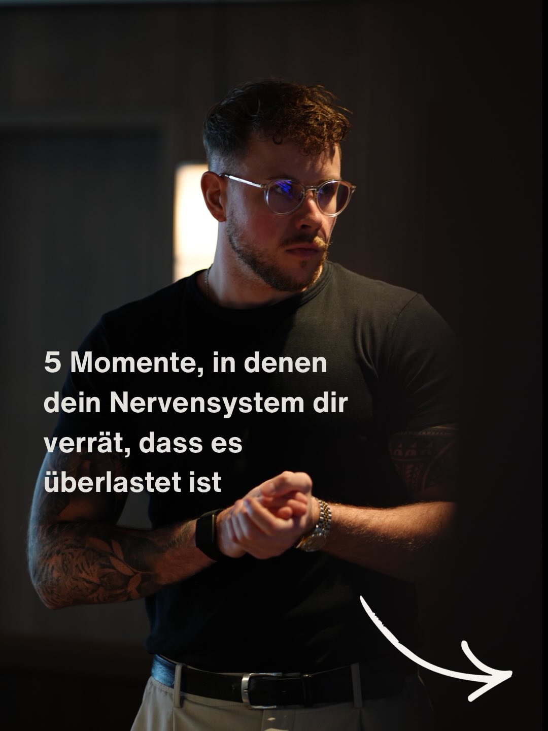 David Renken - Physio- und Schmerztherapeut Facebook ad: Viele Menschen denken bei einem überlasteten Nervensystem…