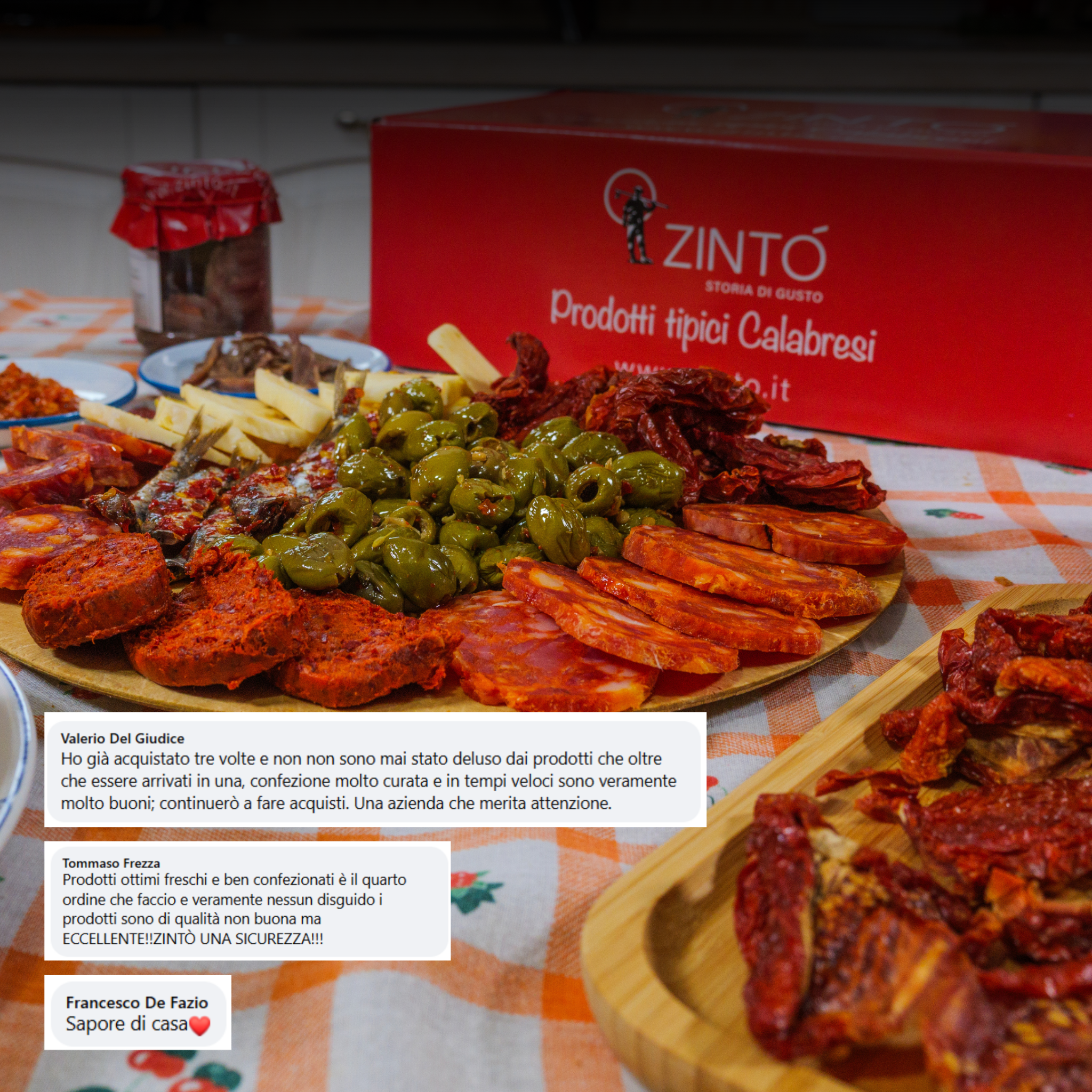 Zinto.it - Prodotti tipici calabresi Facebook ad: Ti meriti dei sapori così.