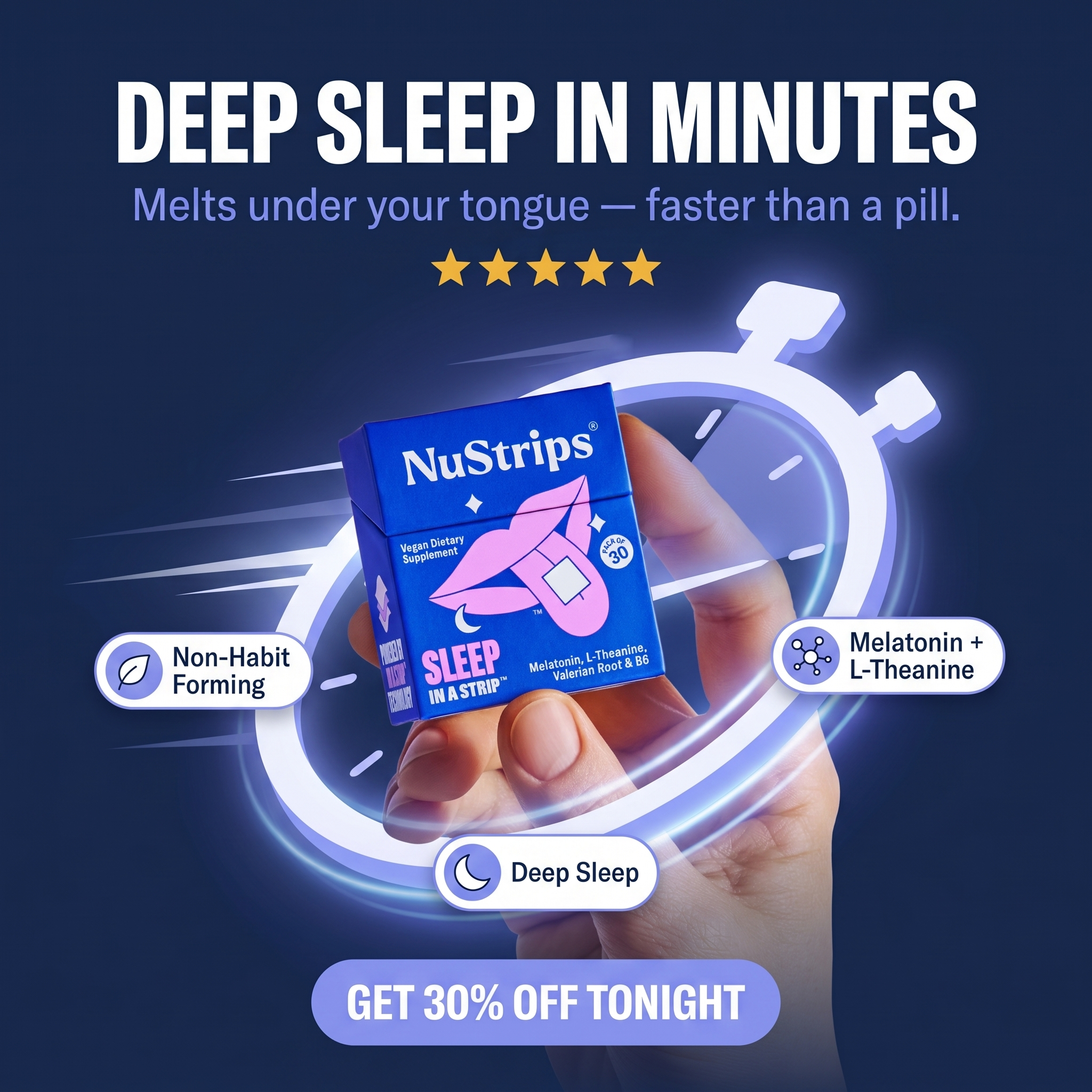 NuStrips Facebook ad