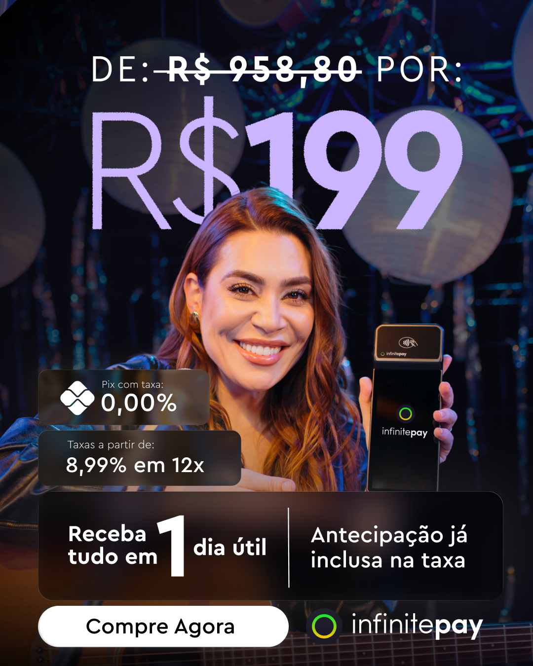 InfinitePay Facebook ad