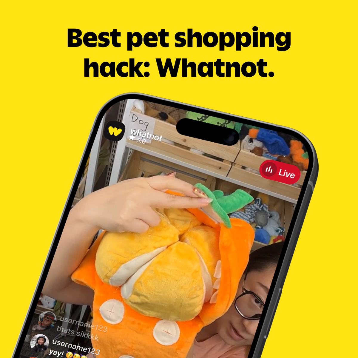 Whatnot Facebook ad