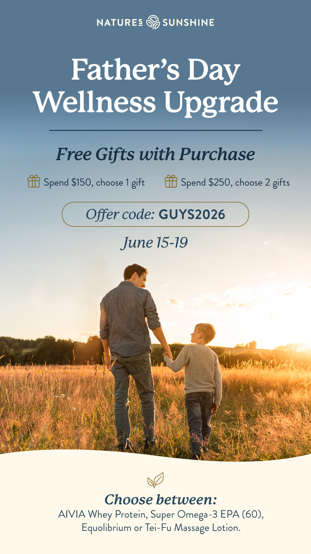 V&J Facebook ad: The Healing Power of Nature | Nature's Sunshine